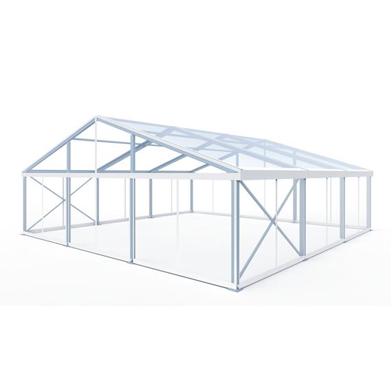 Párty stan Eschenbach 15x15 m - 4 m transparent